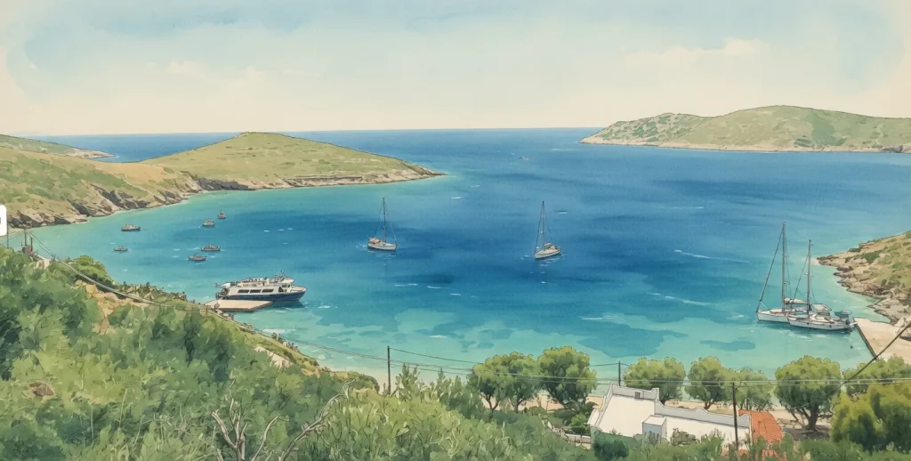 Яхты в бухте Kampi